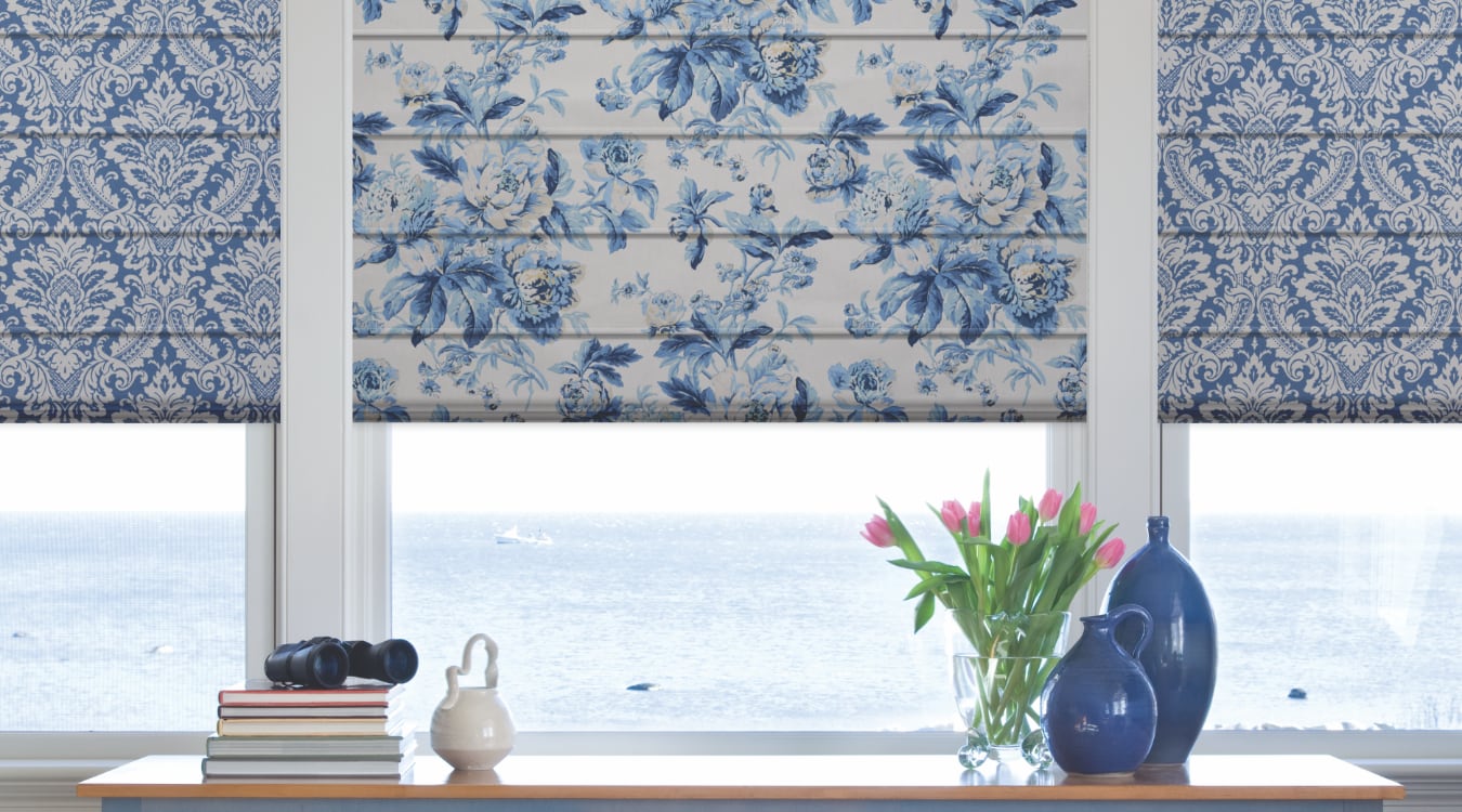 Roman shades window treatments